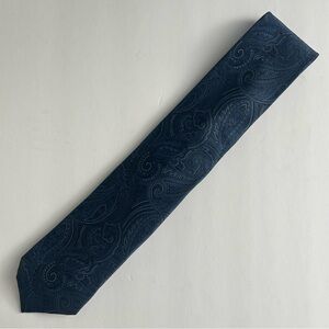 ITALO FERRETTI Paisley Tie - Navy